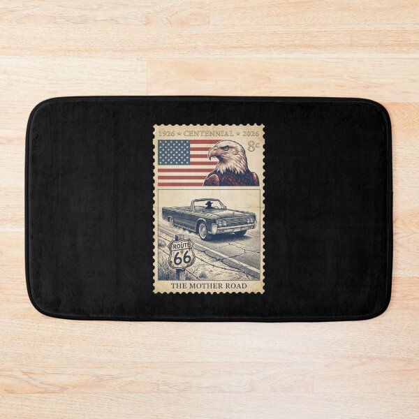 Item preview, Route 66 Centennial Luxury Cruiser - Vintage Convertible Stamp designed and sold by G350.