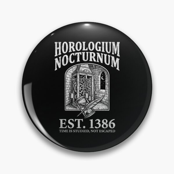 Item preview, Dark Academia Horologium Nocturnum Vintage Clock Illustration designed and sold by Mason-Pride.