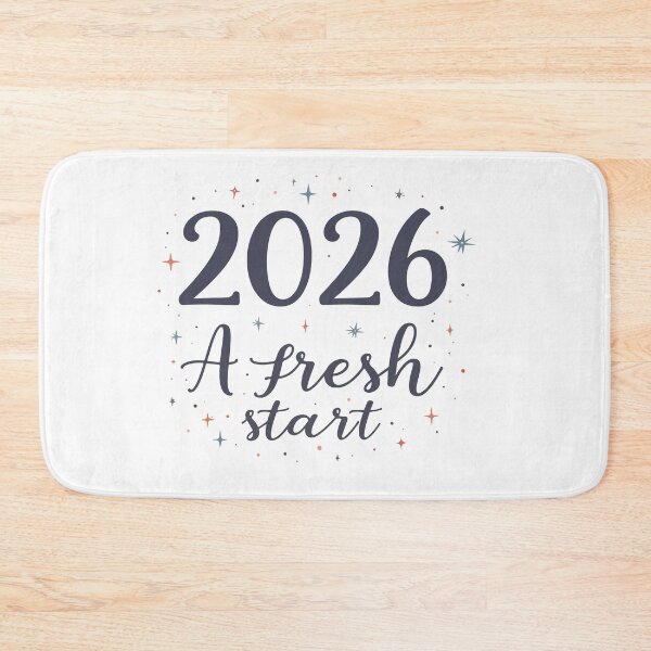 Item preview, 2026 A Fresh Start – New Year Motivation Typography Design designed and sold by Design-Pro-21.