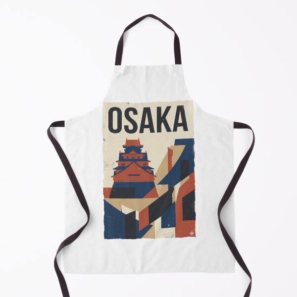 Item preview, Osaka Travel Poster – Castle Silhouette | Minimalist Japanese City Art designed and sold by MiszungART.