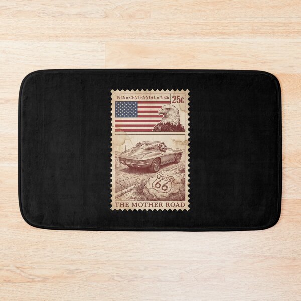 Item preview, Route 66 Centennial Split Window Coupe - Classic Sports Car Stamp designed and sold by G350.