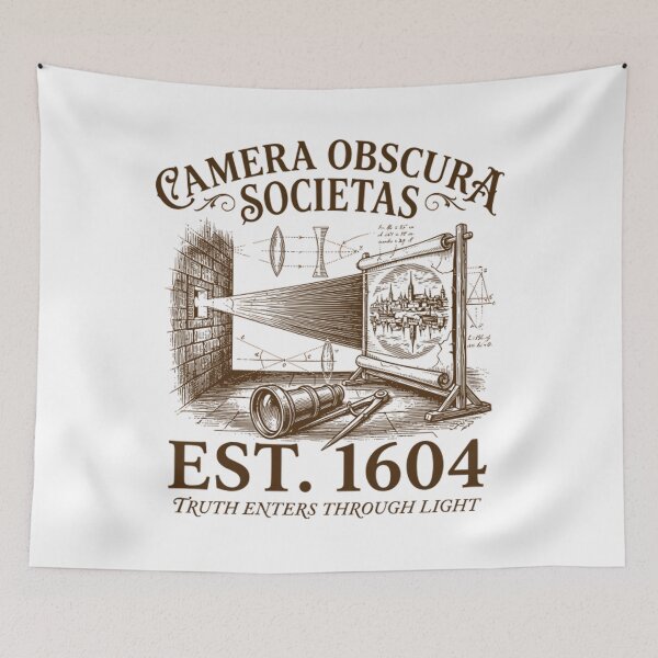 Item preview, Vintage Camera Obscura Physics & Photography Science Diagram designed and sold by Mason-Pride.
