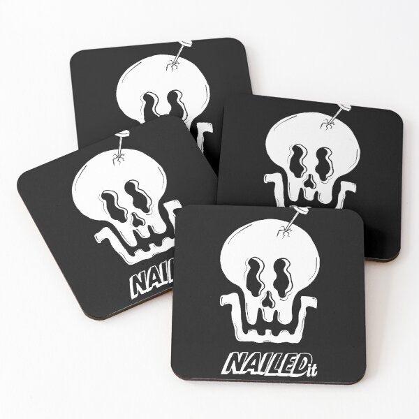 Item preview, Nailed it skull designed and sold by JuiceBoxJuice.