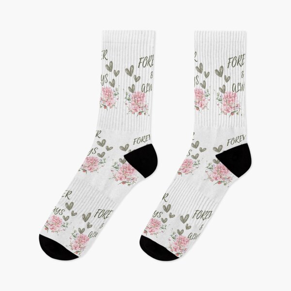 Item preview, Romantic “Forever & Always” Pink Floral Wedding & Anniversary Design designed and sold by LILY ROSE.