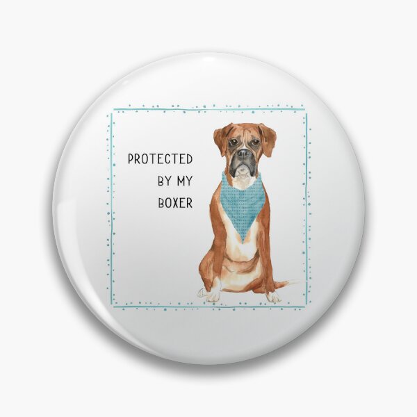 Item preview, Protected by my Boxer designed and sold by Shelley Winters.