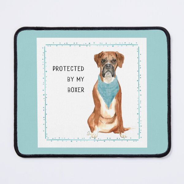 Item preview, Protected by my Boxer designed and sold by Shelley Winters.