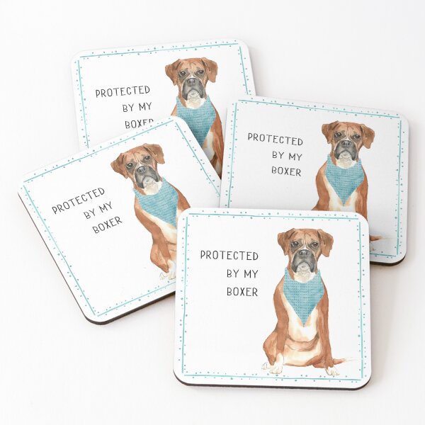 Item preview, Protected by my Boxer designed and sold by Shelley Winters.