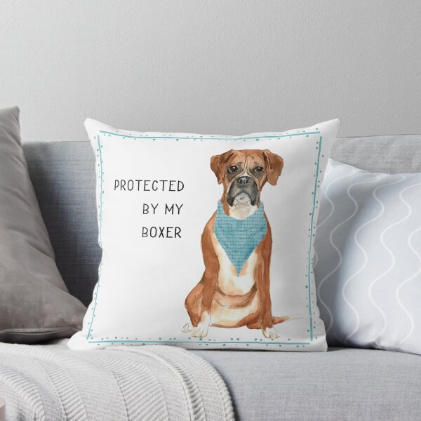 Item preview, Protected by my Boxer designed and sold by Shelley Winters.