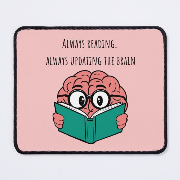 Item preview, Always Reading, Always Updating the Brain designed and sold by FanFest.