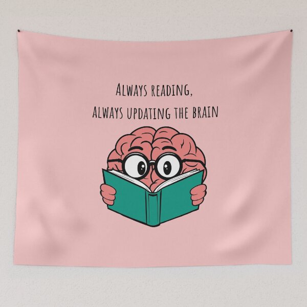 Item preview, Always Reading, Always Updating the Brain designed and sold by FanFest.
