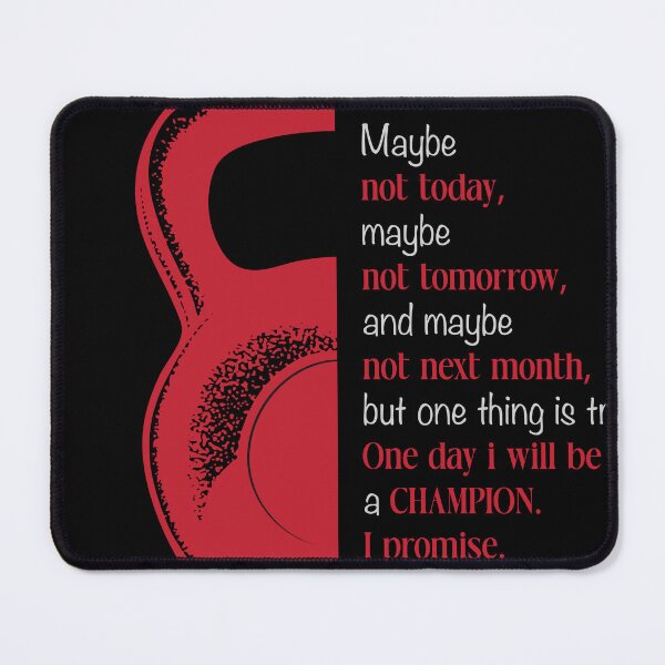 Item preview, One Day I Will Be a Champion – Cross Motivation Poster designed and sold by 1RSN.