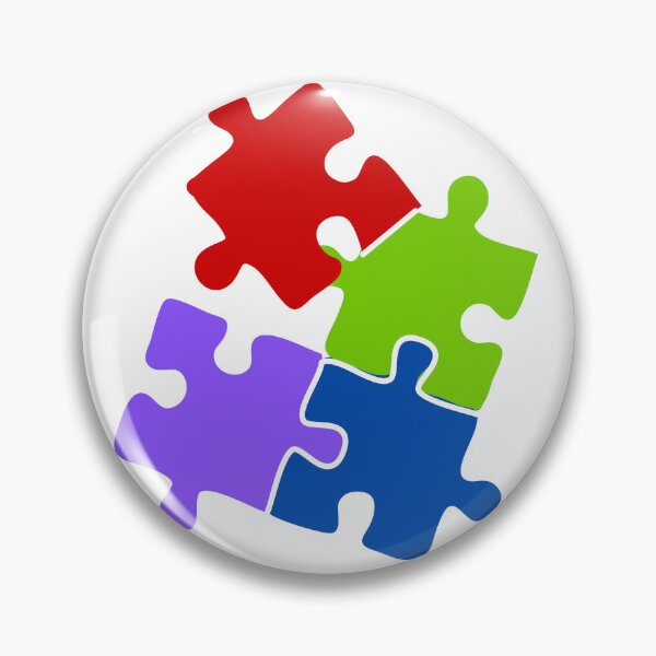 Item preview, Colorful Interlocking Puzzle Pieces Unity designed and sold by AlifUX-Market.