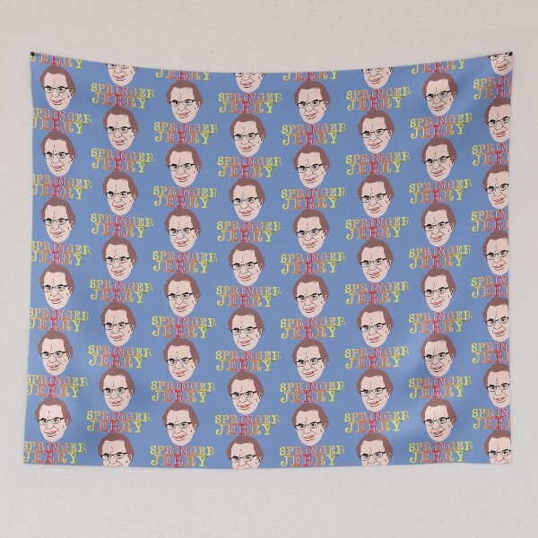 Item preview, Jerry Springer illustration designed and sold by ZooStateofMind.