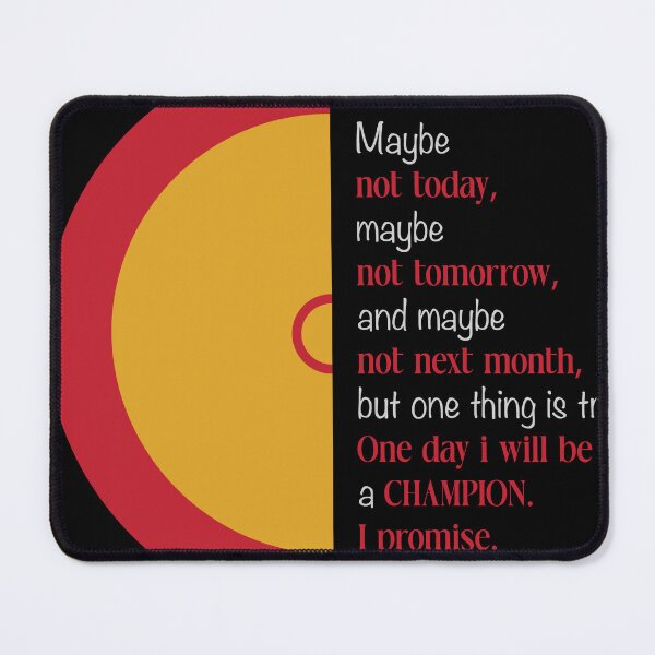 Item preview, One Day I Will Be a Champion – Wrestling Motivation Poster designed and sold by 1RSN.
