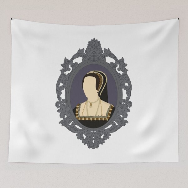 Item preview, Queen Tudor Anne Boleyn Silver Frame designed and sold by FreeOrca.
