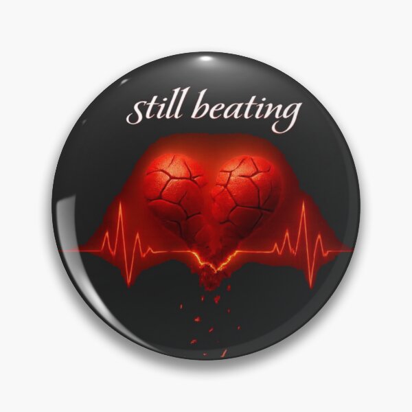 Item preview, Still Beating Heart T-Shirt – Broken Heart ECG Love Design designed and sold by KDesignCrafts.