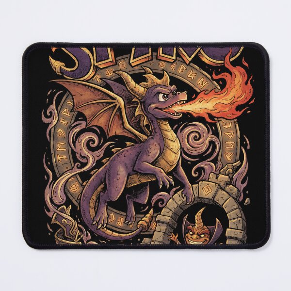 Item preview, Spyro the Dragon Reignited Trilogy Purple Dragon Spyro Classic Cynder Ripto Gnasty Gnorc Skylanders Spyro Adventure Fan Art Portrait Poster T-Shirt Sticker Print Gift designed and sold by Senpaiwaves.