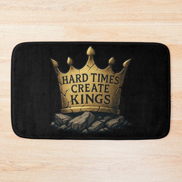 Item preview, Hard Times Create Kings - Fractured Crown Illustration designed and sold by MKreative Studio.