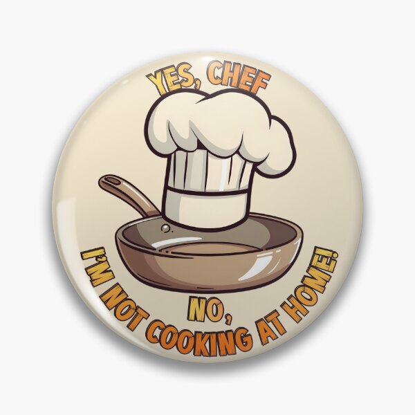 Item preview, Yes, Chef – Funny Cooking Humor for Professional Chefs designed and sold by TestudoDesign.