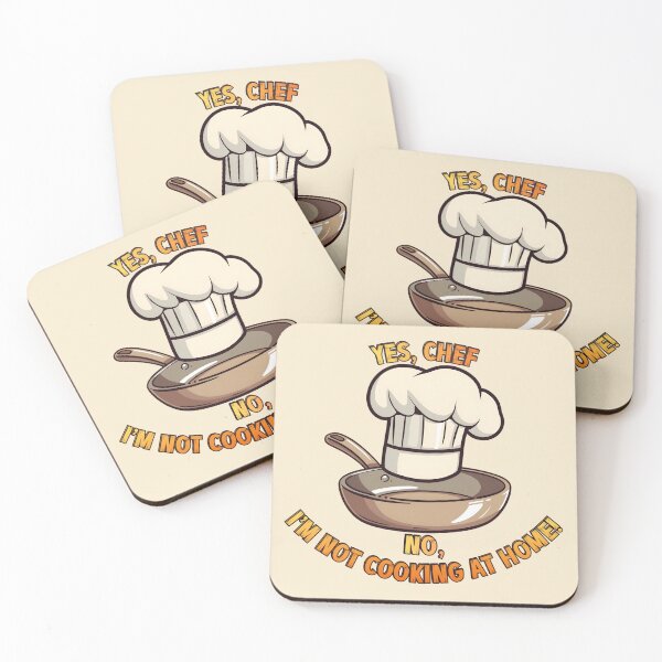Item preview, Yes, Chef – Funny Cooking Humor for Professional Chefs designed and sold by TestudoDesign.