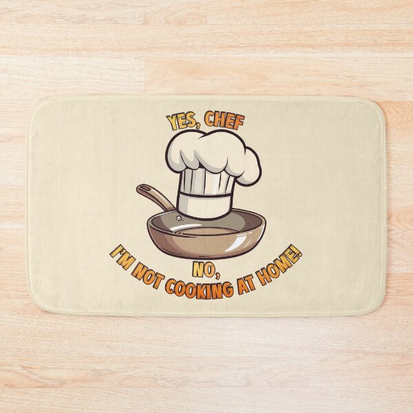 Item preview, Yes, Chef – Funny Cooking Humor for Professional Chefs designed and sold by TestudoDesign.