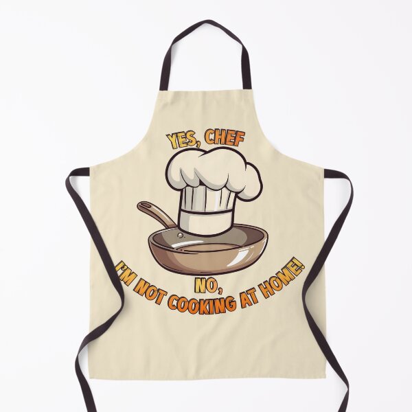 Item preview, Yes, Chef – Funny Cooking Humor for Professional Chefs designed and sold by TestudoDesign.