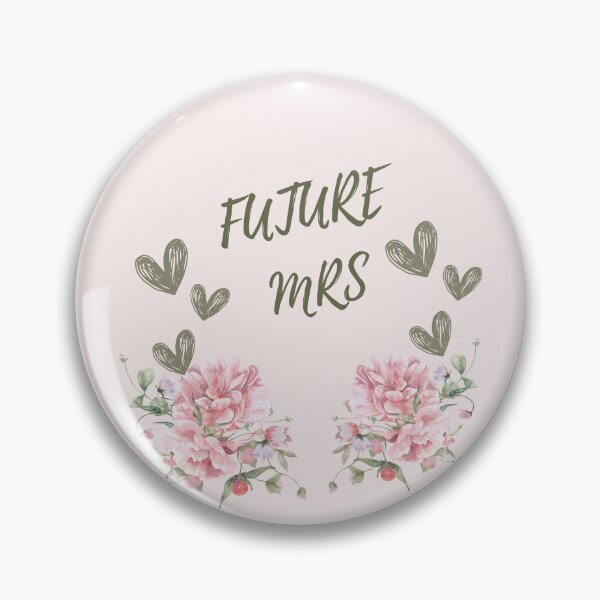 Item preview, Future Mrs Romantic Pink Floral Gift designed and sold by LILY ROSE.