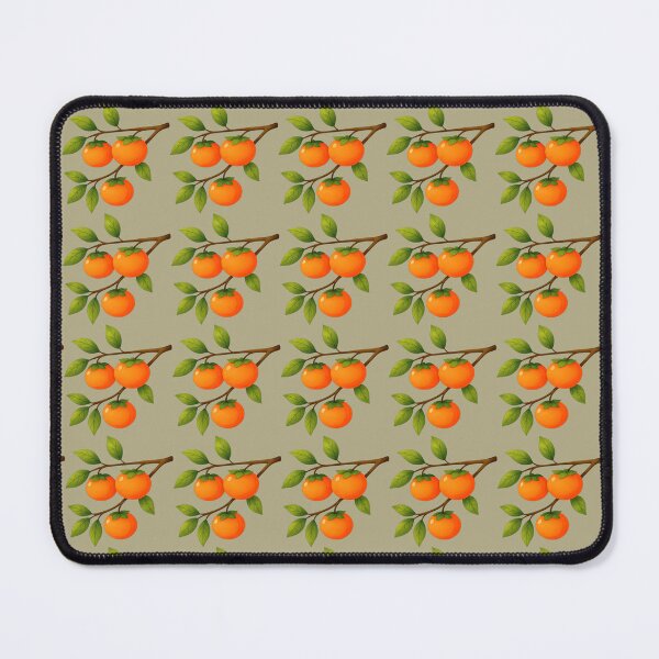 Item preview, Ripe Autumn Persimmon Branch - Oriental Symbol of Success and Abundance designed and sold by Fantabulous.