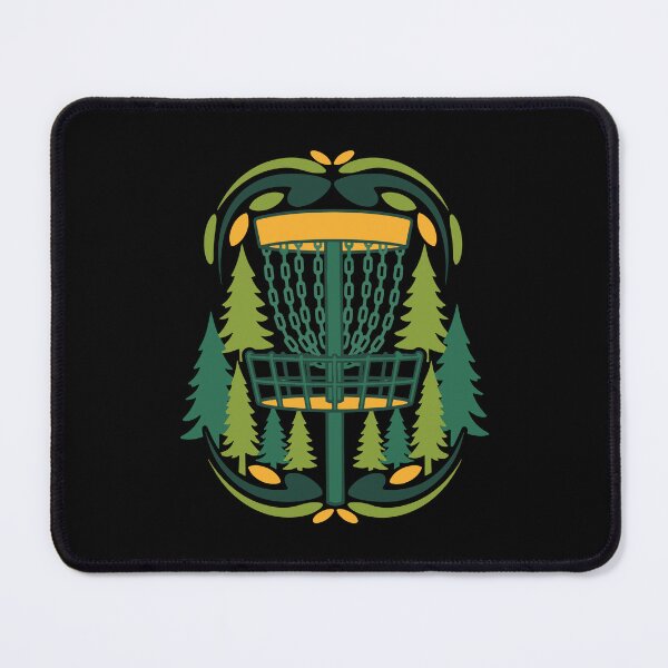 Item preview, Forest Disc Golf Basket Flying Disc Scene designed and sold by LuminOrb.
