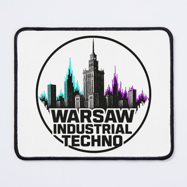Item preview, Warsaw Industrial Techno – Underground City Rave Design designed and sold by |TRSSHOP|.