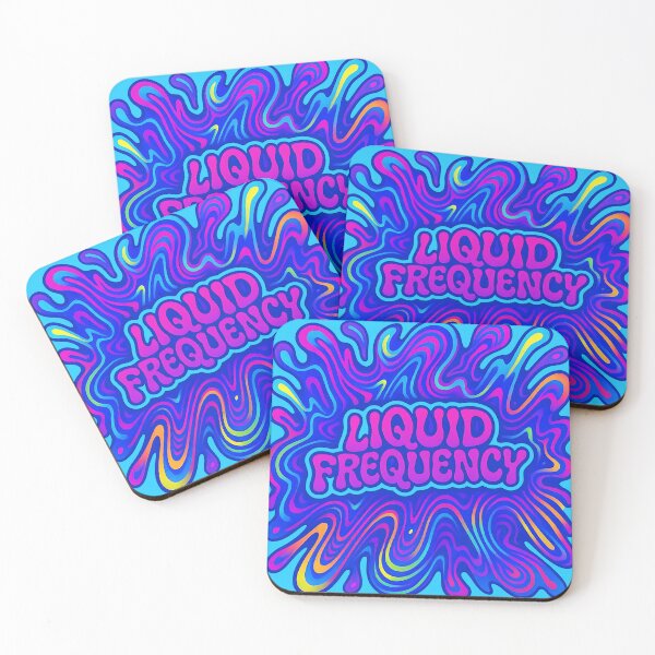 Item preview, Liquid Frequency – Psychedelic Sound Wave Rave Art designed and sold by |TRSSHOP|.