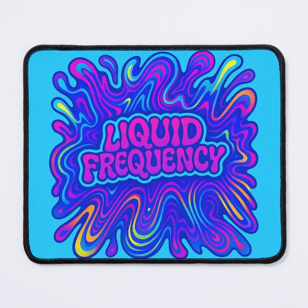 Item preview, Liquid Frequency – Psychedelic Sound Wave Rave Art designed and sold by |TRSSHOP|.