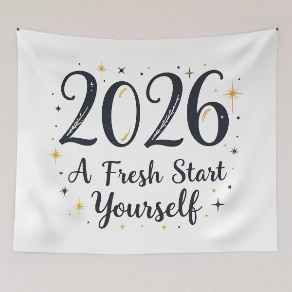 Item preview, 2026 A Fresh Start Yourself – New Year Motivation Design designed and sold by Design-Pro-21.