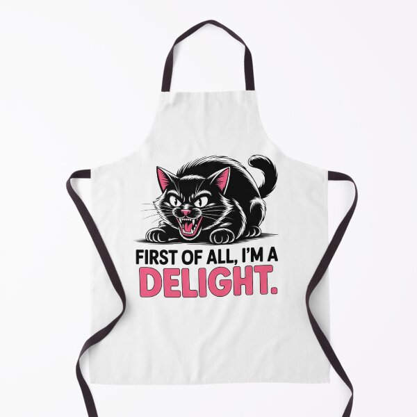 Item preview, First of All I'm a Delight Roaring Black cat designed and sold by ZACK ART.