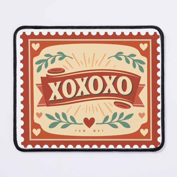 Item preview, Retro Valentine Love Stamp Set – Forever Yours, XOXOXO, Love designed and sold by station-one.