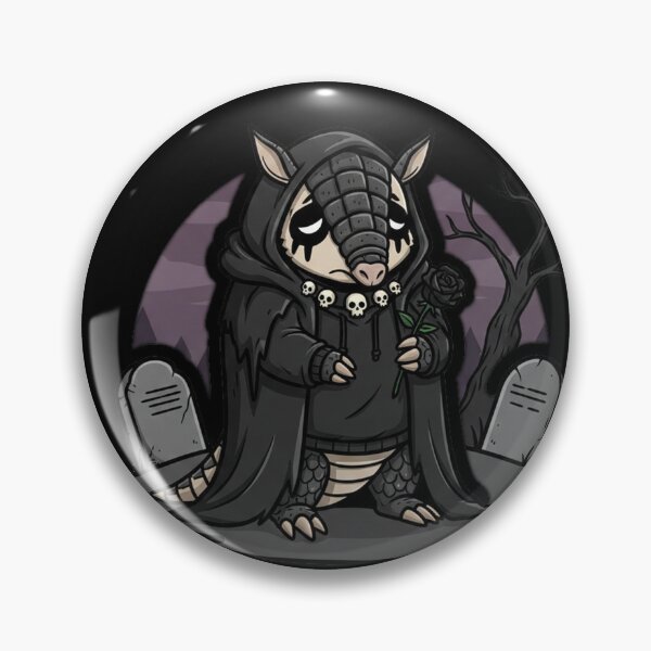 Artikelvorschau, Gothic Armadillo – Dark Guardian with Black Rose entworfen und verkauft von RebellDancer.