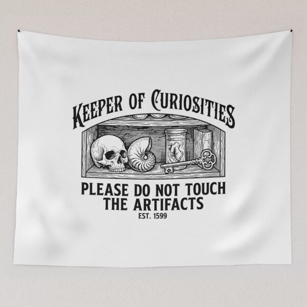 Item preview, Dark Academia Oddities Keeper of Curiosities Museum designed and sold by Mason-Pride.