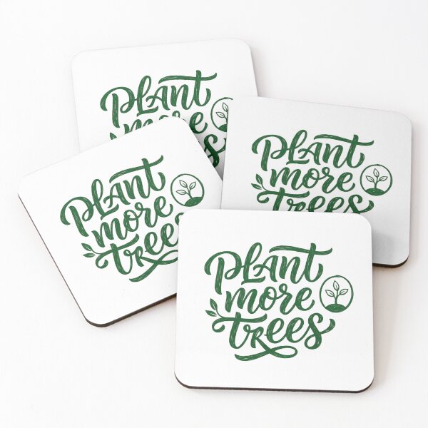 Item preview, Plant More Trees — Eco Hand-Lettered Typography designed and sold by Afridi Art House.