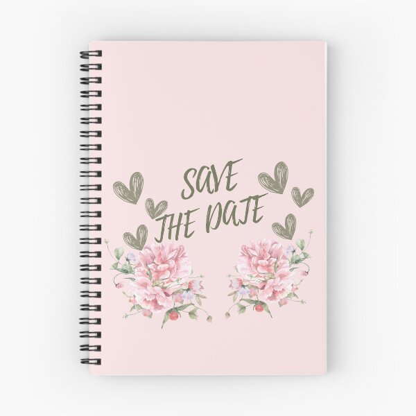 Item preview, Romantic Pink Floral Save The Date Design designed and sold by LILY ROSE.