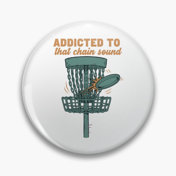 Item preview, Addicted To That Chain Sound Disc Golf Basket designed and sold by LuminOrb.