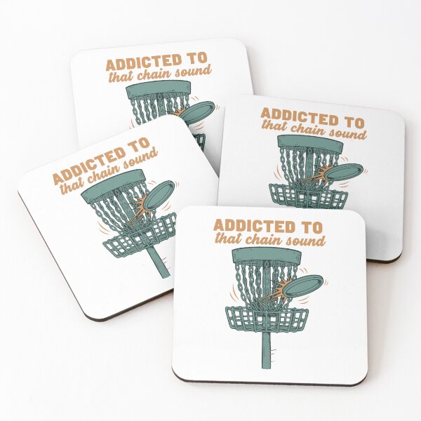Item preview, Addicted To That Chain Sound Disc Golf Basket designed and sold by LuminOrb.