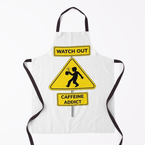 Artikelvorschau, Humorvolle Warnzeichen für Koffeinsucht entworfen und verkauft von the-dovlat.