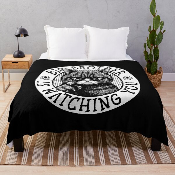 Item preview, Black Cat Society: Big Brother Cat Propaganda designed and sold by sXe-art.