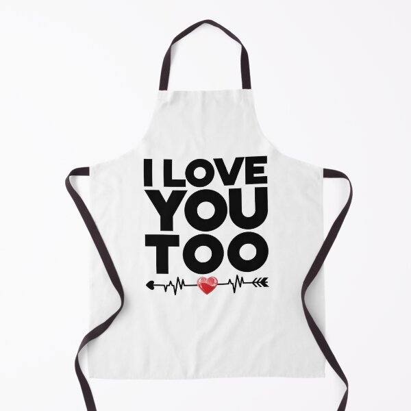 Item preview, I Love You Too - Funny Matching Graphic For Couples, Black Text designed and sold by HGstudioDesign.