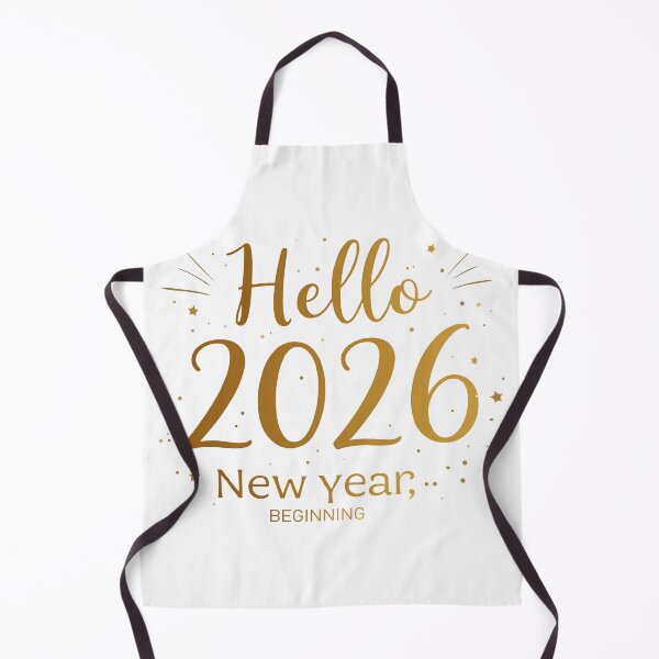 Item preview, Hello 2026 – New Year Celebration Gold Script Design designed and sold by Design-Pro-21.