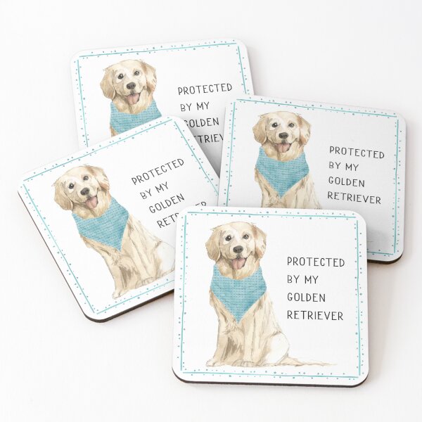 Item preview, Protected by my Golden Retriever designed and sold by Shelley Winters.