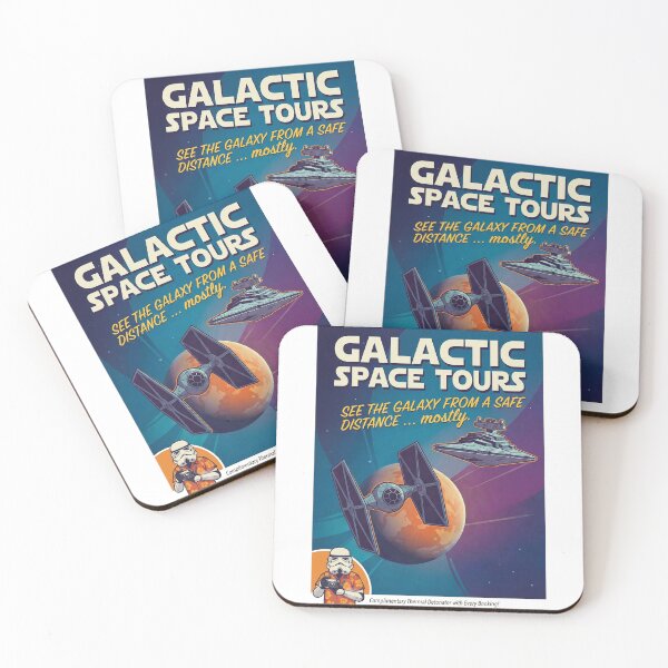 Item preview, Galactic Space Tours - Retro Imperial Travel Poster designed and sold by pixelrebellion77.