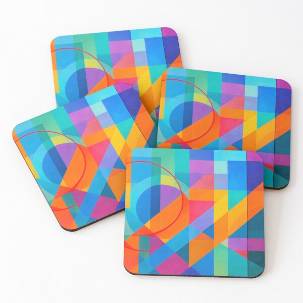 Item preview, Series 4 Vibrant Geometric Color Composition designed and sold by Sigtrix.