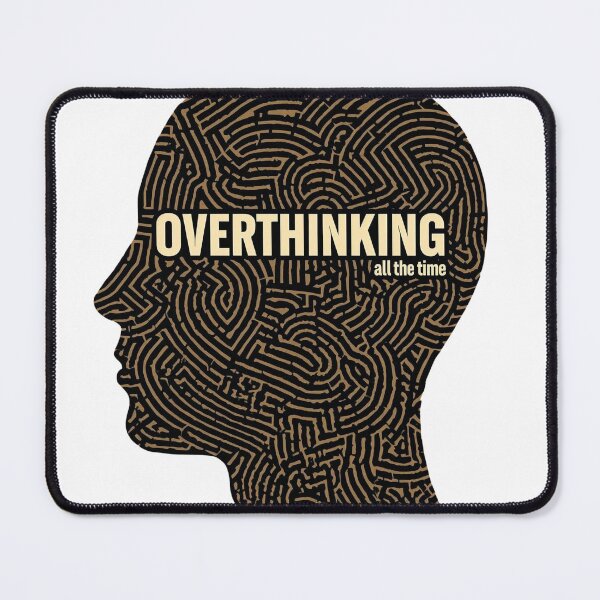 Item preview, Overthinking All The Time Mind Maze designed and sold by Katzpy.
