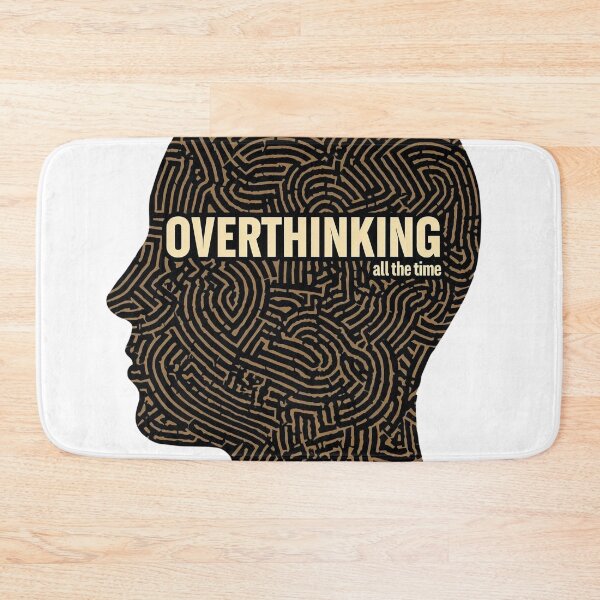 Item preview, Overthinking All The Time Mind Maze designed and sold by Katzpy.